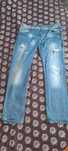 Męskie spodnie jeansowe z długimi nogawkami Armani Jeans