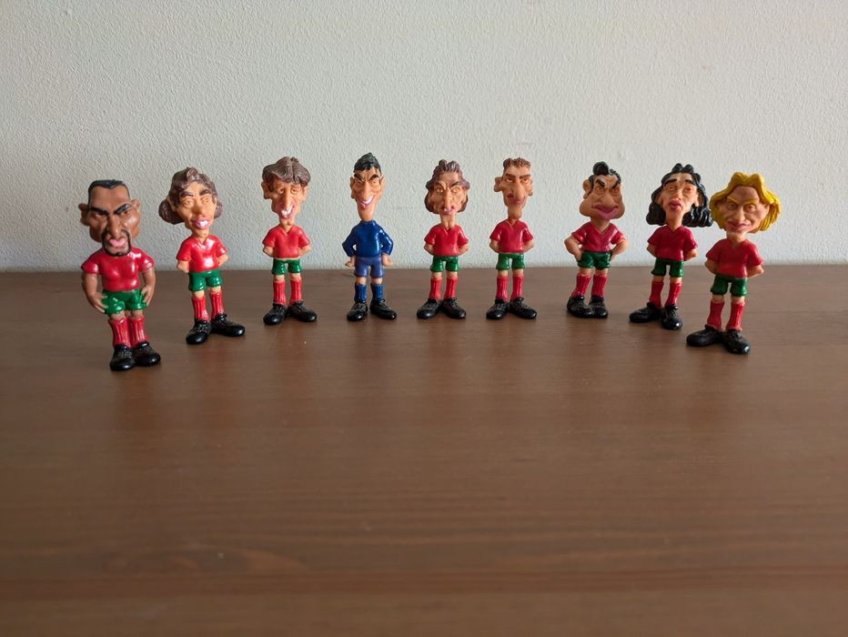 C Bonecos da Bola Europeu 1996 PVC (Como Novos)