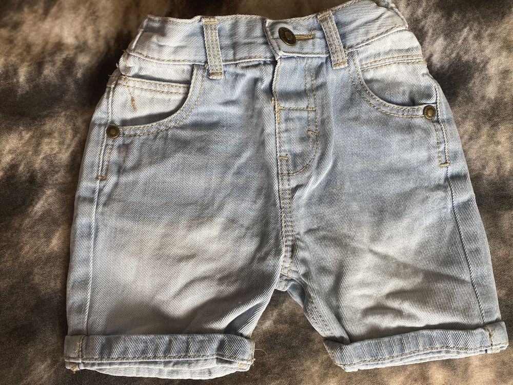 F&F szorty spodenki jeans r.80