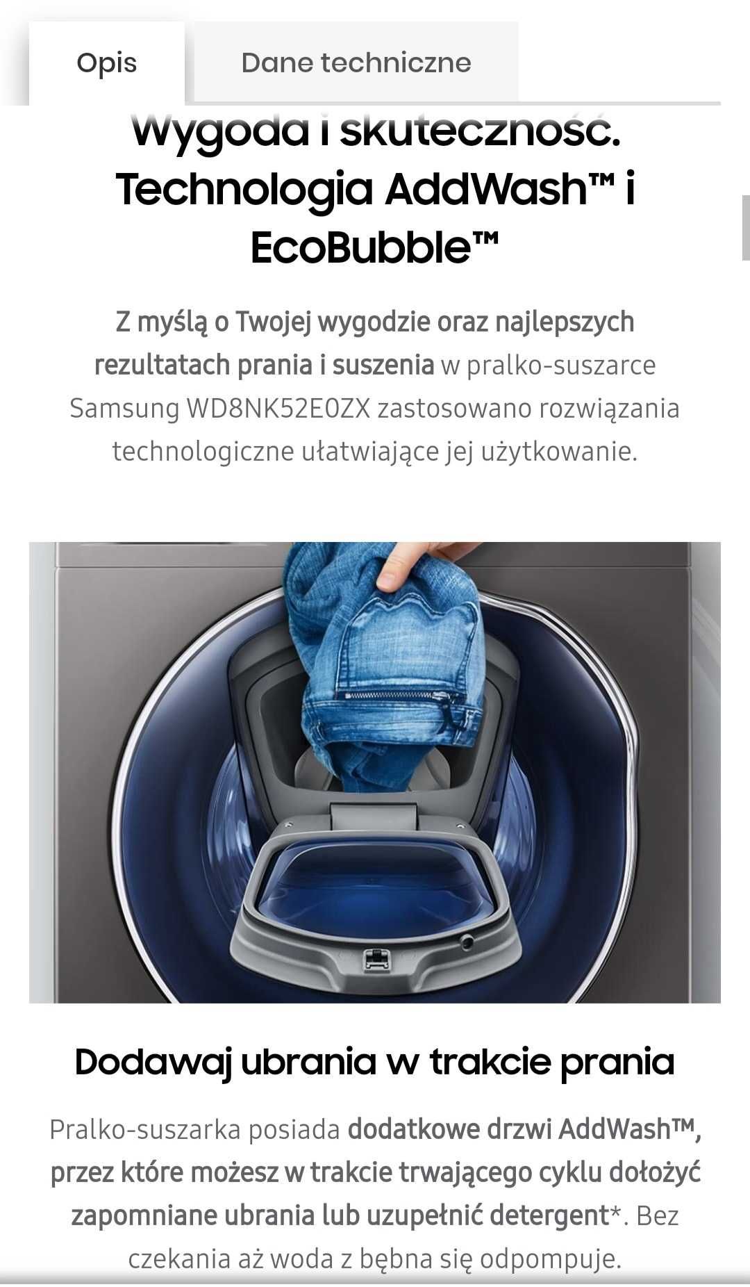 Pralko-Suszarka Samsung