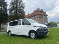 Volkswagen Transporter 9-osobowy , LONG,E6 bezwypadkowy Climatronic FV PROMOCJA