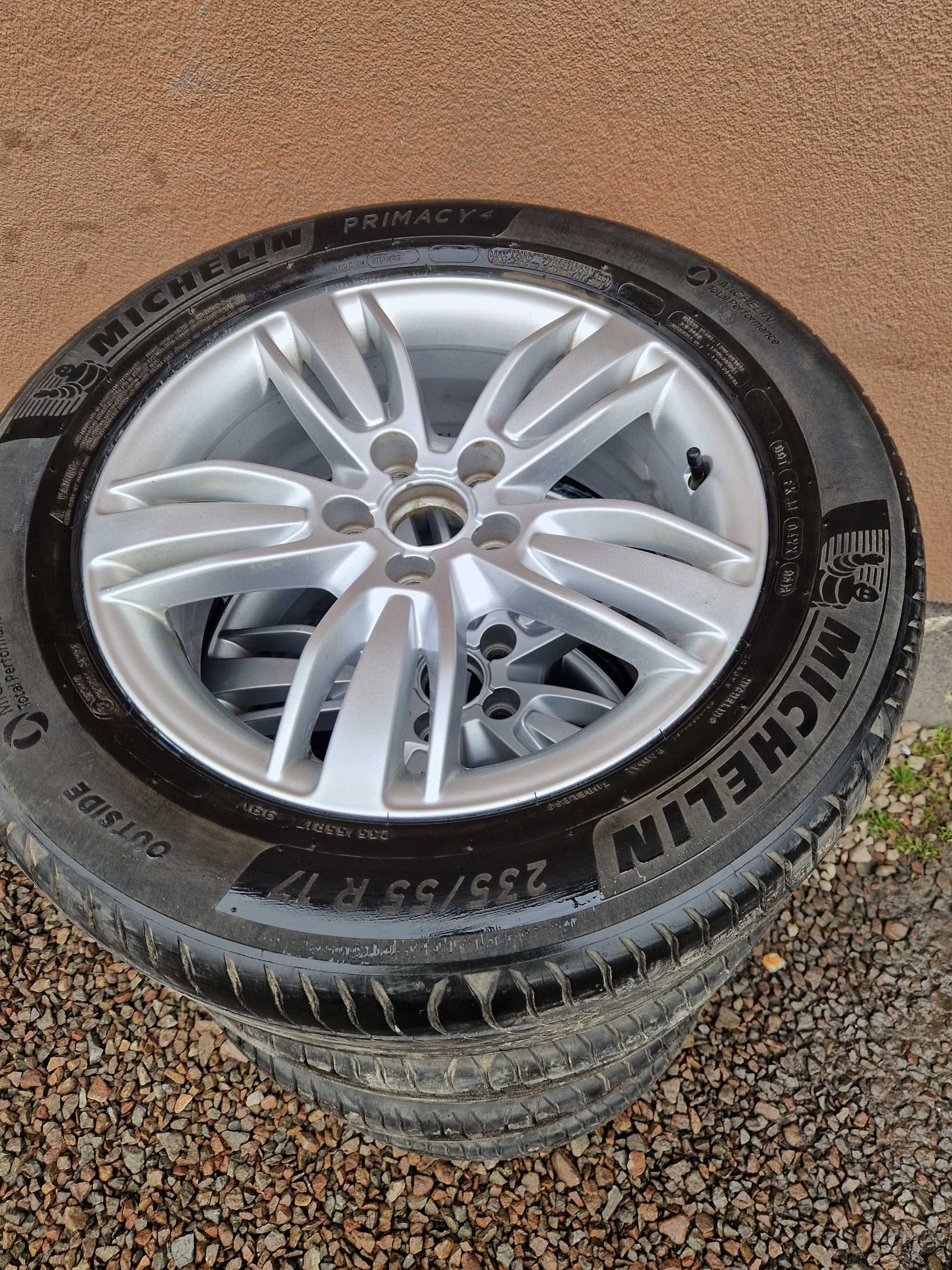 Komplet kól letnich Audi Q3 oryginał 5x112 Michelin Primacy4 235/55R17