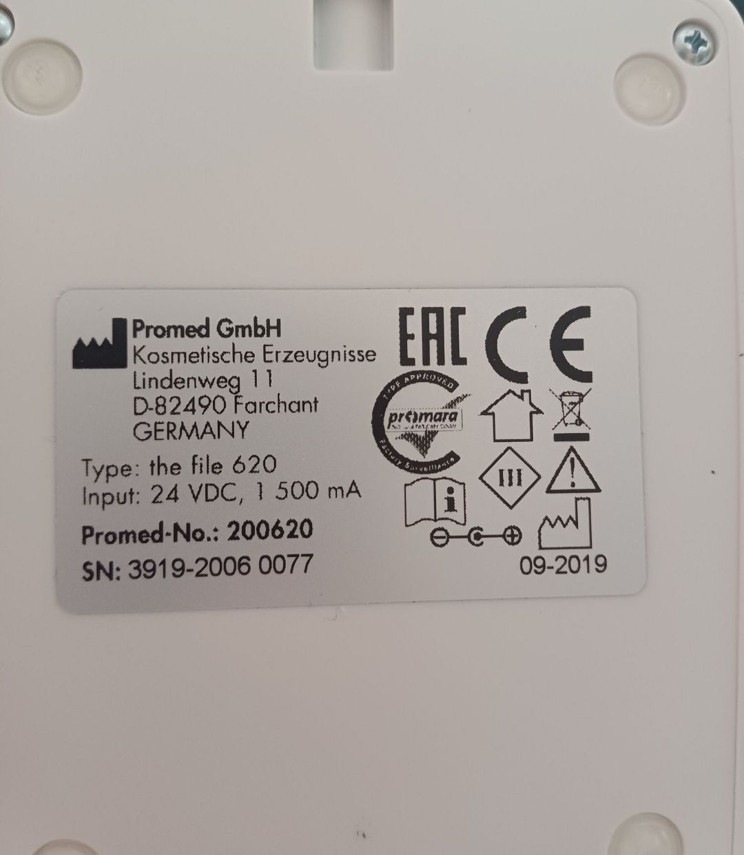 Frezarka The file promed 620 kosmetyczna do paznokci