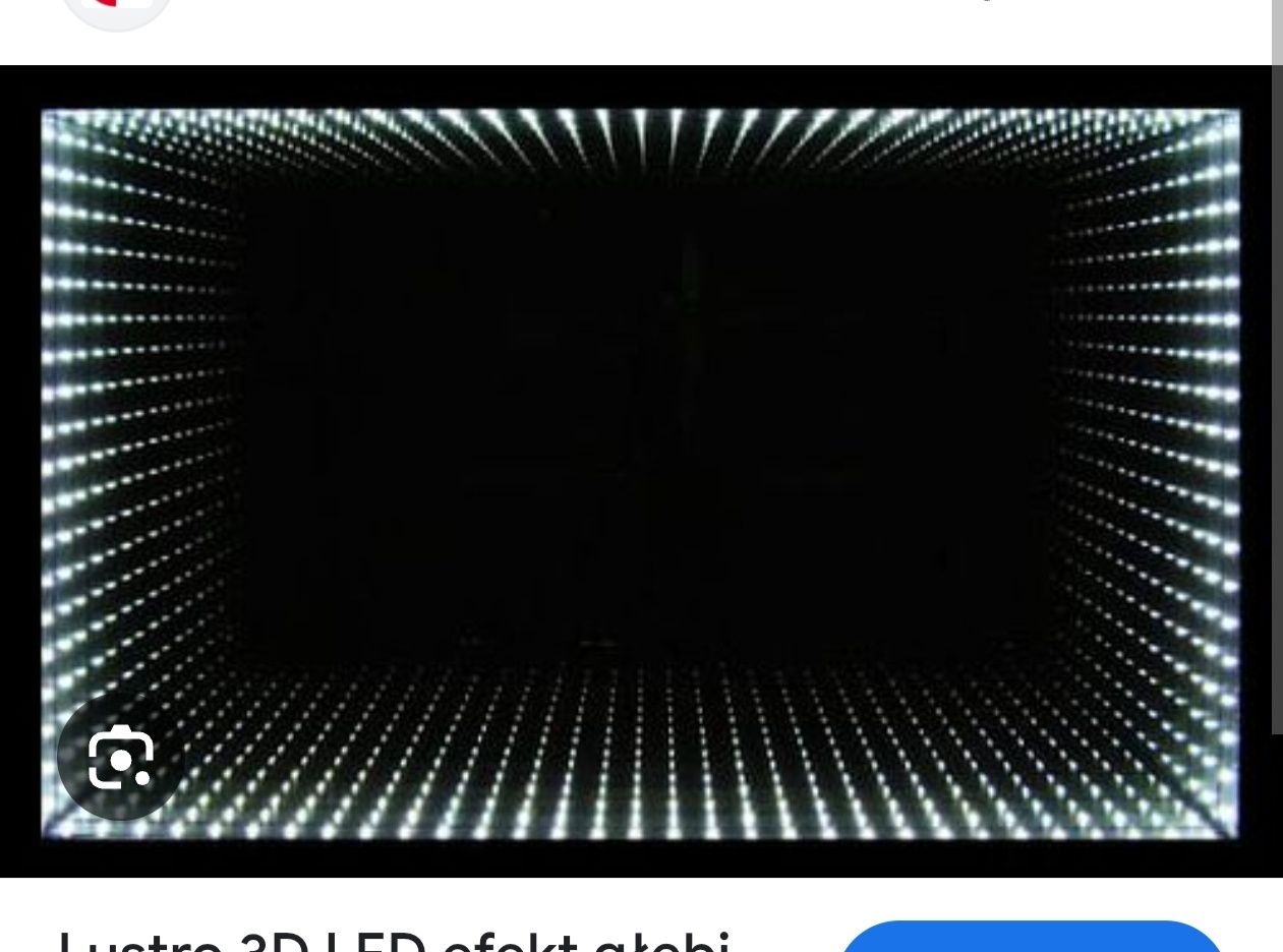 Lustro nowe 3d czarne