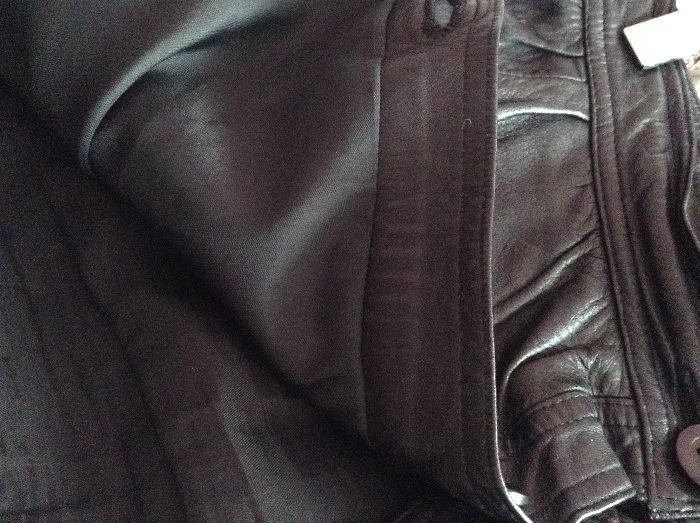 Saia pele preta Vintage