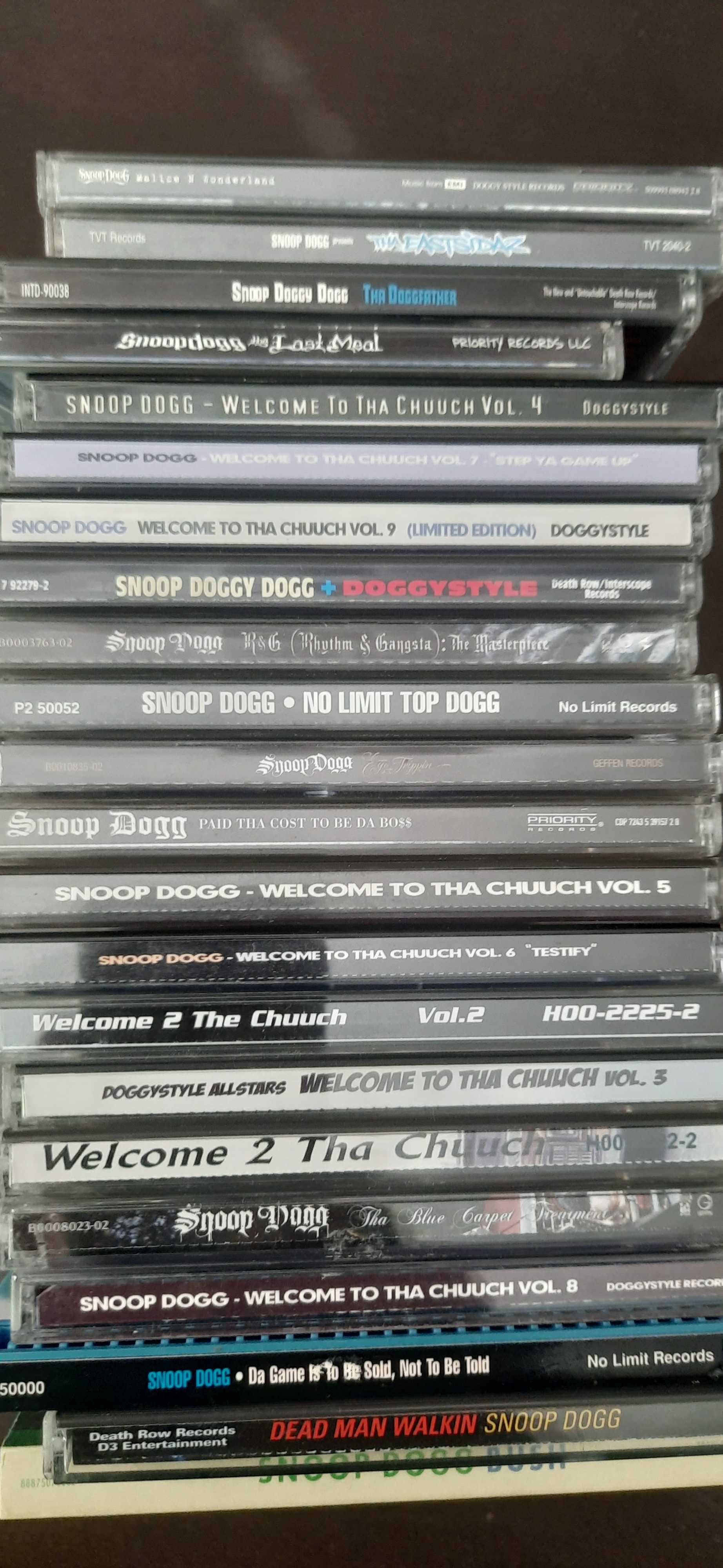 Kolekcja płyt Snop Doggy Dogg UNIKAT (22szt CD)