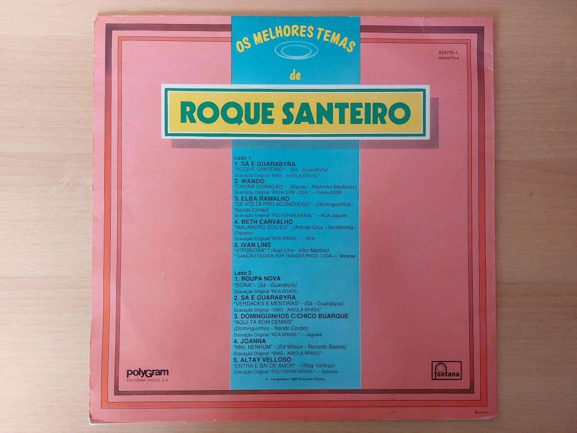 Vinil / Vinyl LP - Os Melhores Temas de Roque Santeiro -