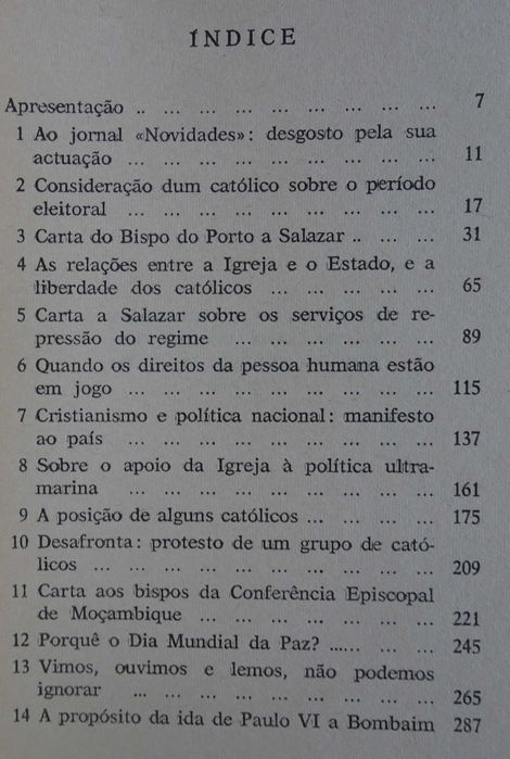 Católicos e Política de Humberto Delgado a Marcello Caetano