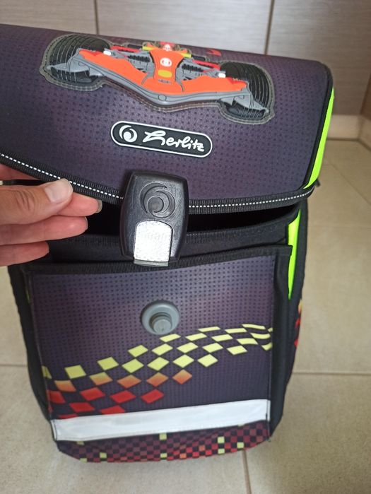 Супер рюкзак Herlitz Midi Formuła 1 для мальчика в отличном состоянии