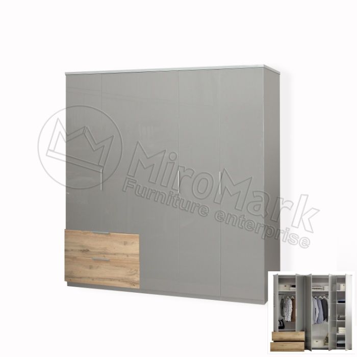 Сучасний Спальний Набір Linz Шафа/Ліжко/Комод