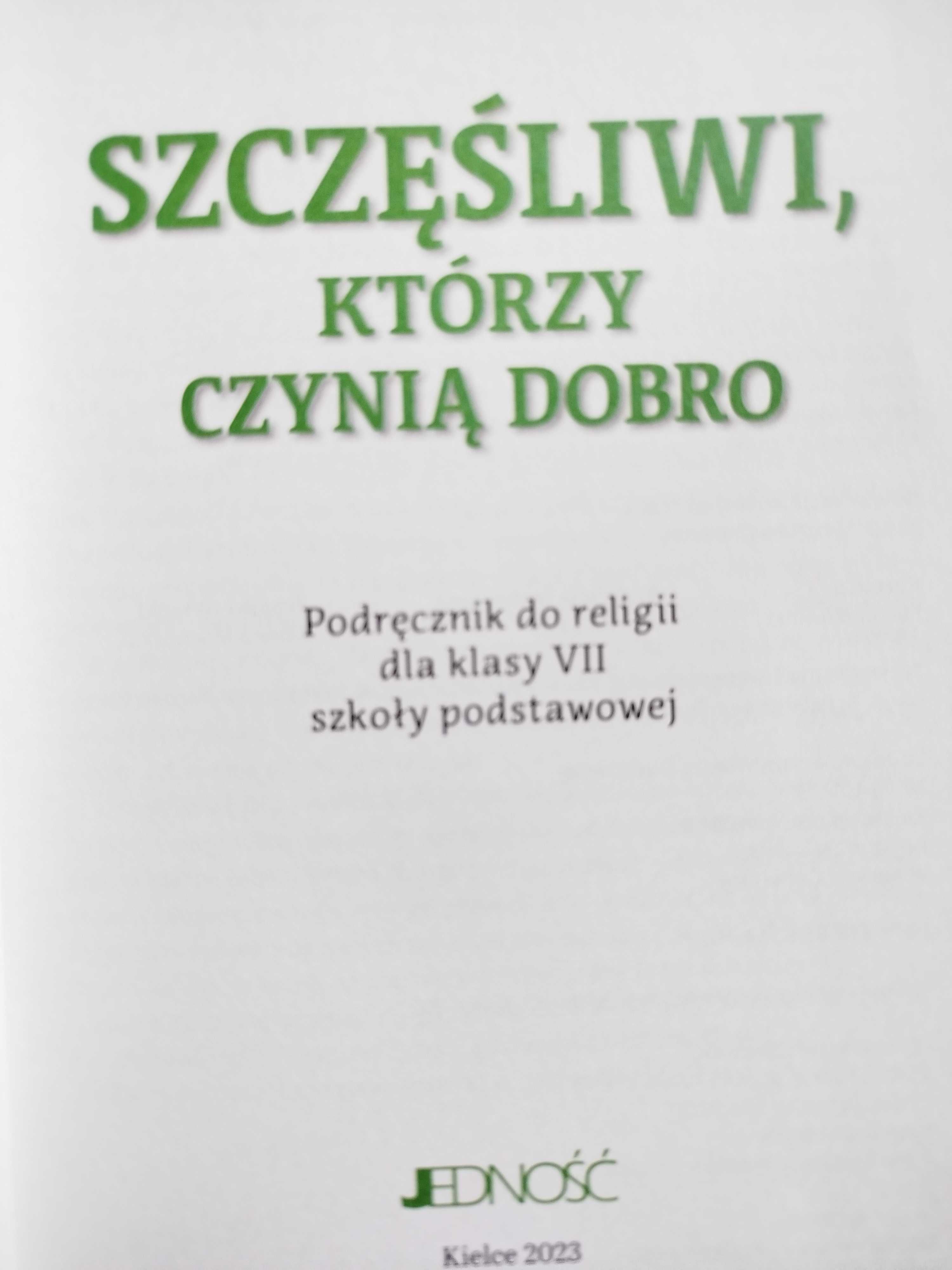 Podręcznik religia klasa 7