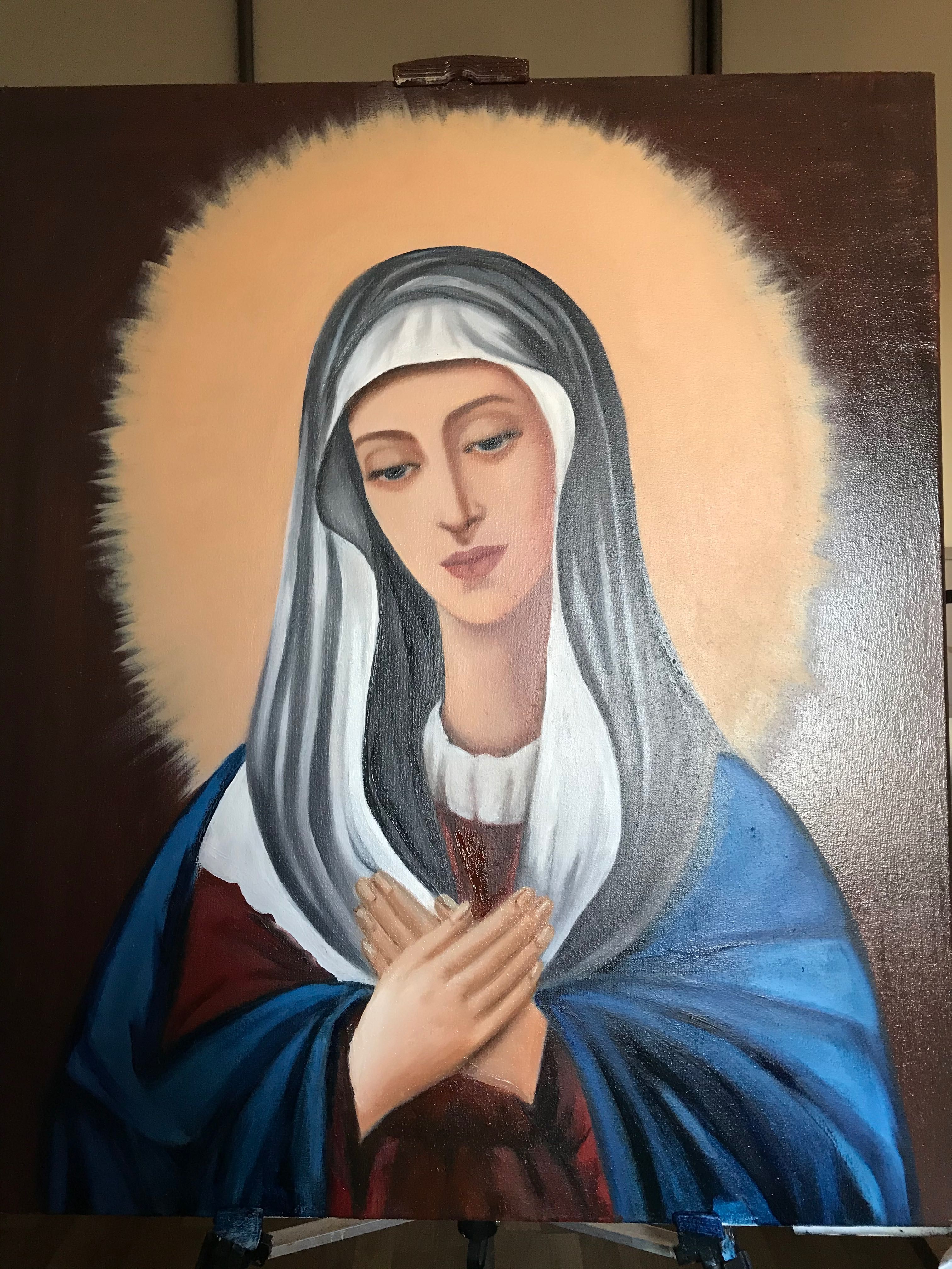 Картина маслом Образ Матір Божа