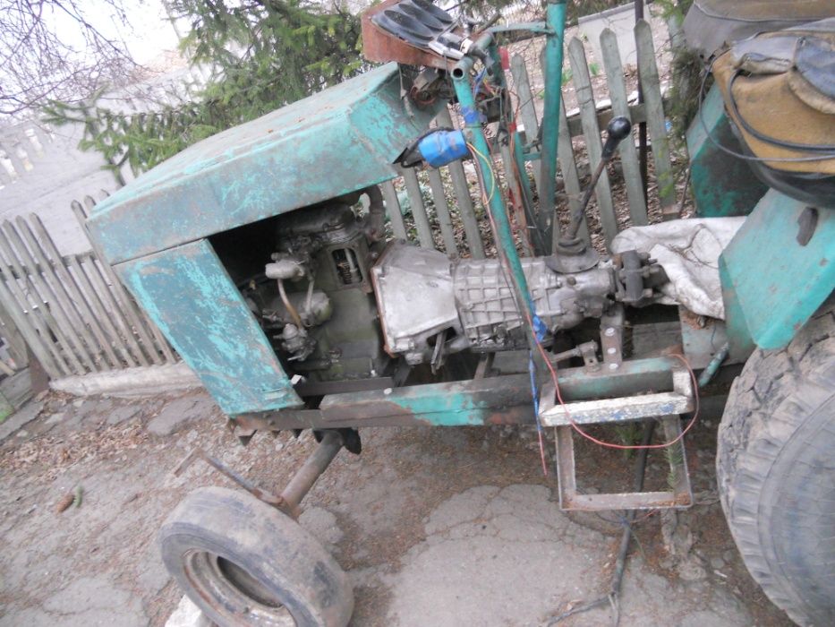 самодельный мини трактор