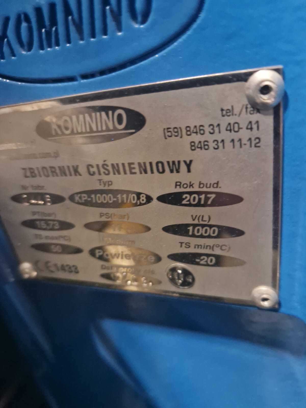 Kompresor śrubowy Atlas COPCO 15 kW + Zbiornik 1000 l