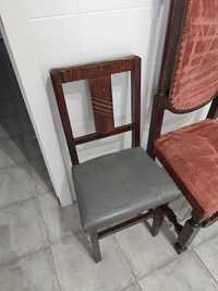 Cadeira madeira maciça vintage