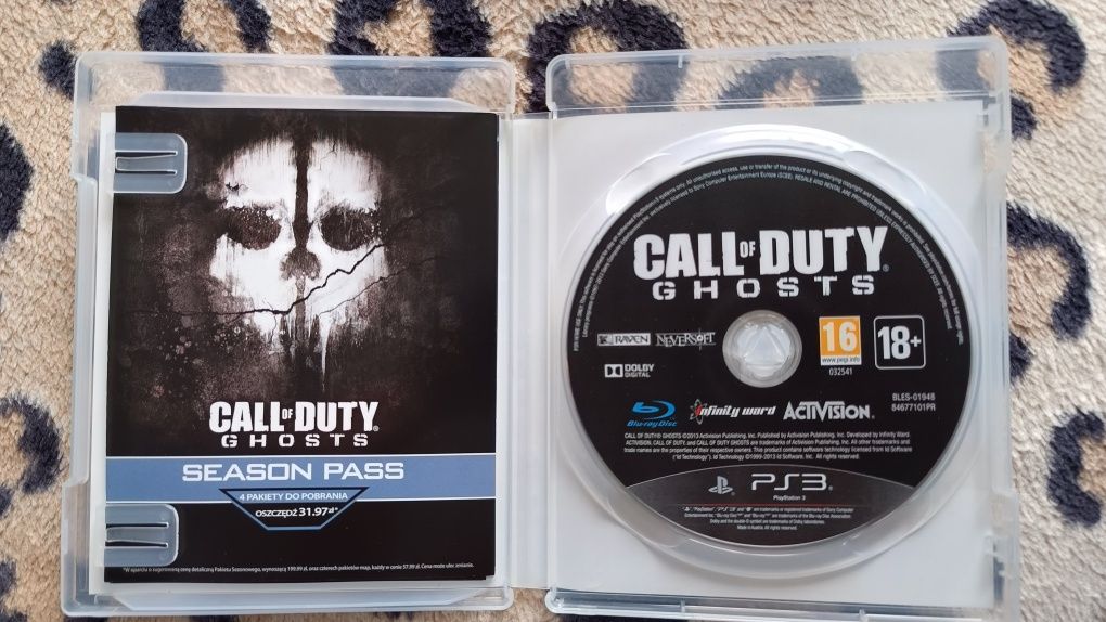 Call of Duty Ghosts, Defiance, Turning Point FOL, Playstation 3, PS3