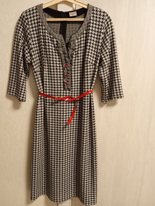 Стильна Сукня Tomax Collection, Принт "Гусяча лапка" (Розмір 42)