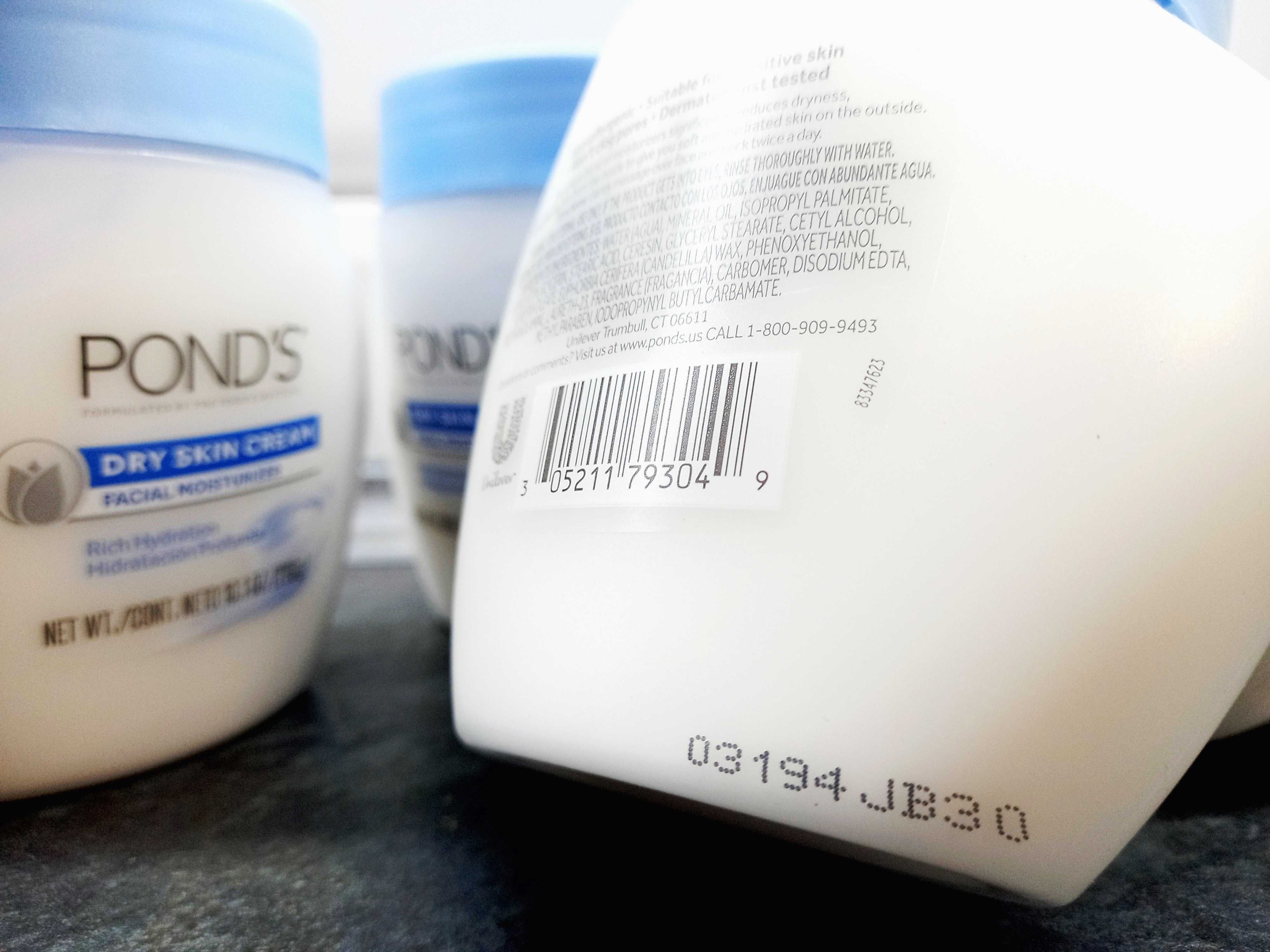 Ponds, Dry Skin Cream (286г), крем для сухой кожи, крем для лица