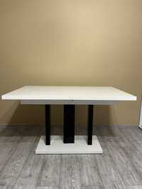 Stół biały prostokątny rozkładany 130 (180) x 80