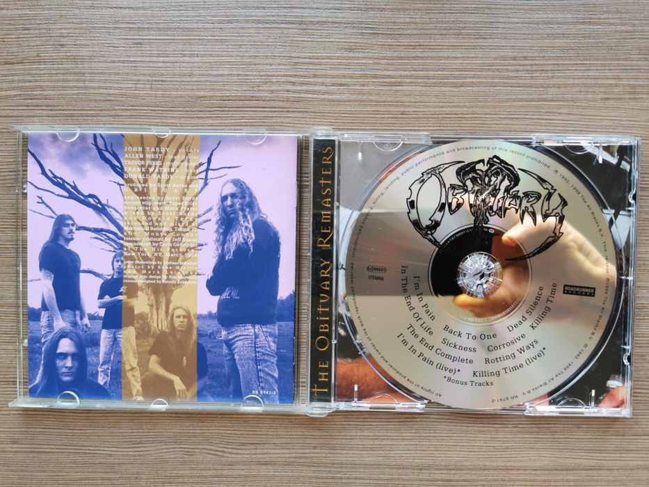Płyta cd Obituary 1998r