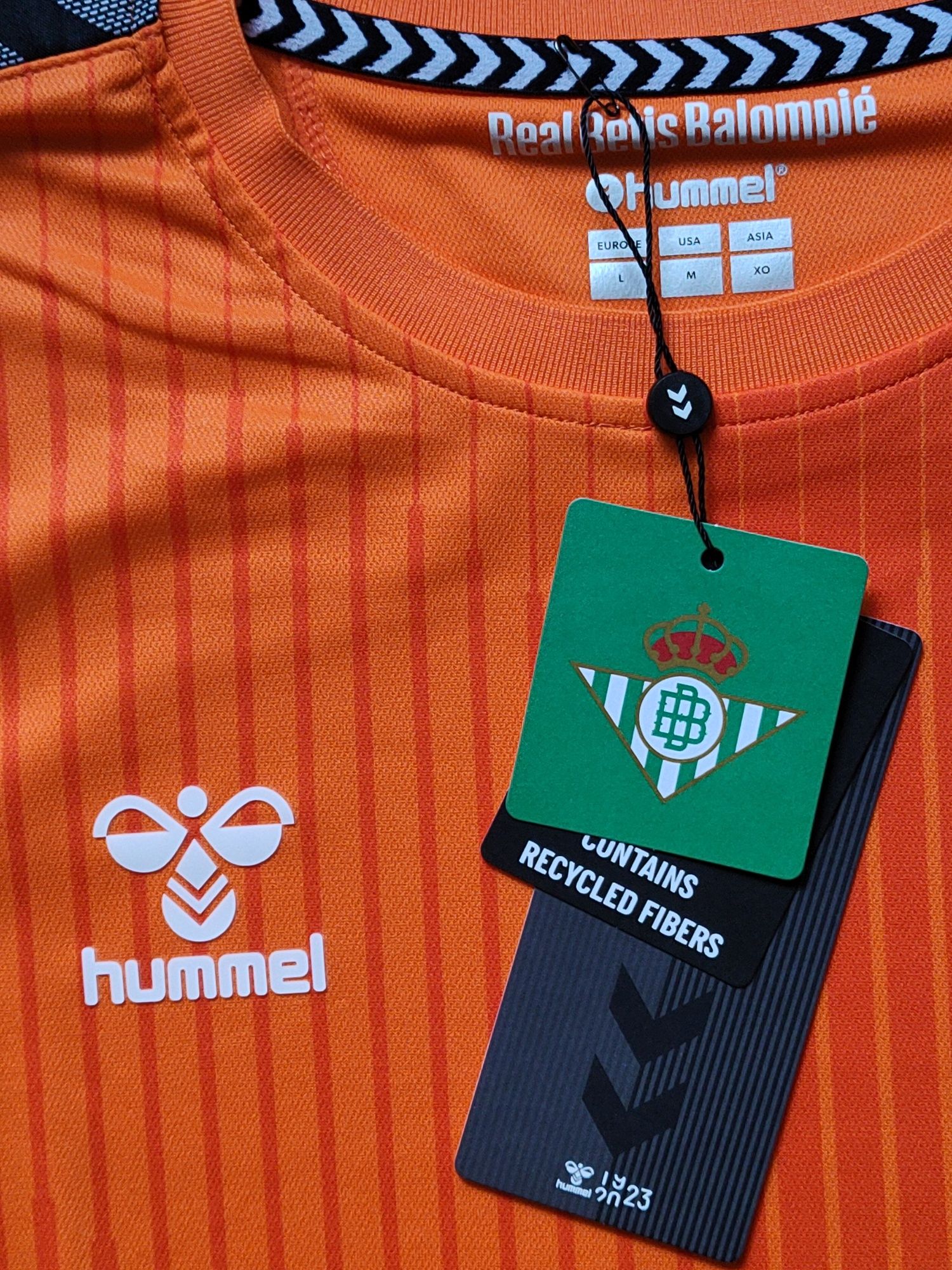 Kit futebol guarda redes adulto original Hummel Real Bétis Sevilla