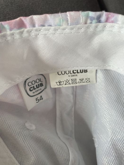 Czapka z daszkiem r 54 dziewczęca