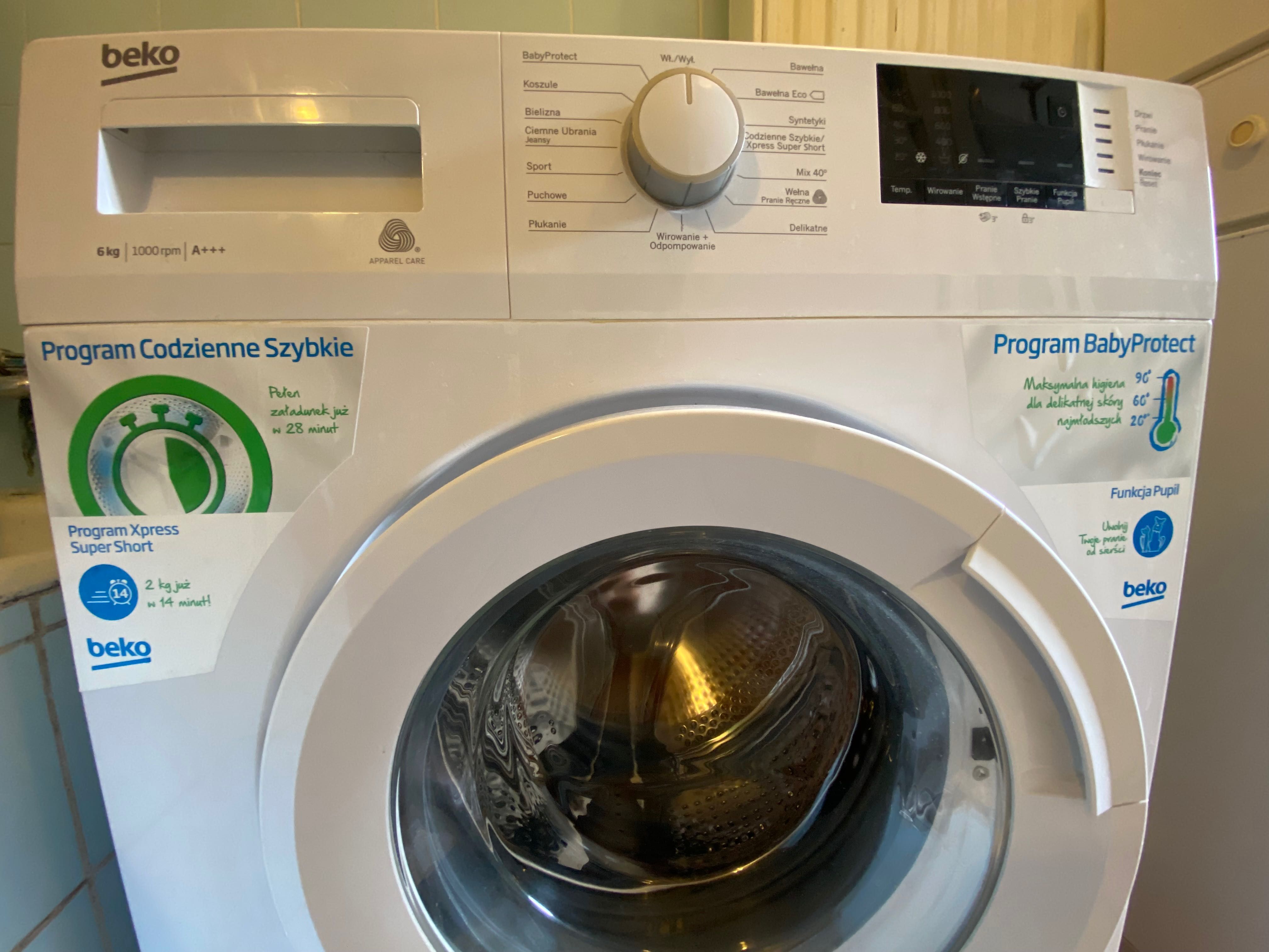 Pralka 6 kg Beko MWRE 6512 BWW MWRE6512BWW