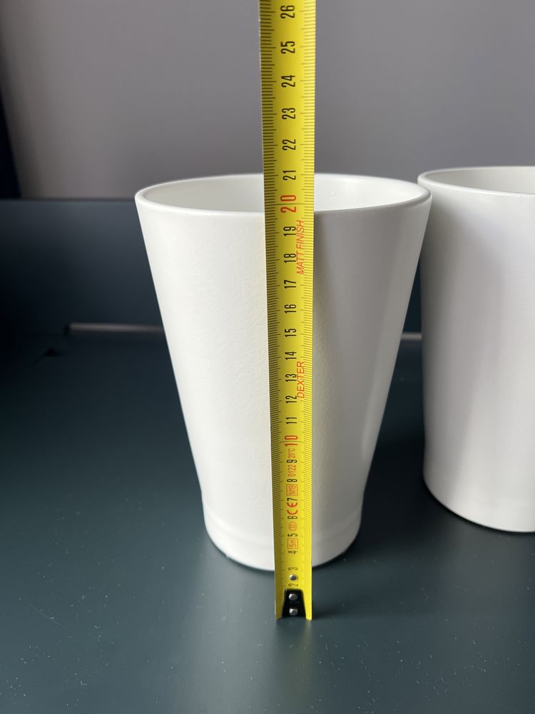 Ikea papaja oslonka biala 19/5 - 13,5 cm