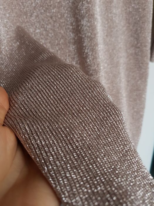 Sukienka COS 34 XS mieniąca się piękna na Sylwestra Święta wiskoza