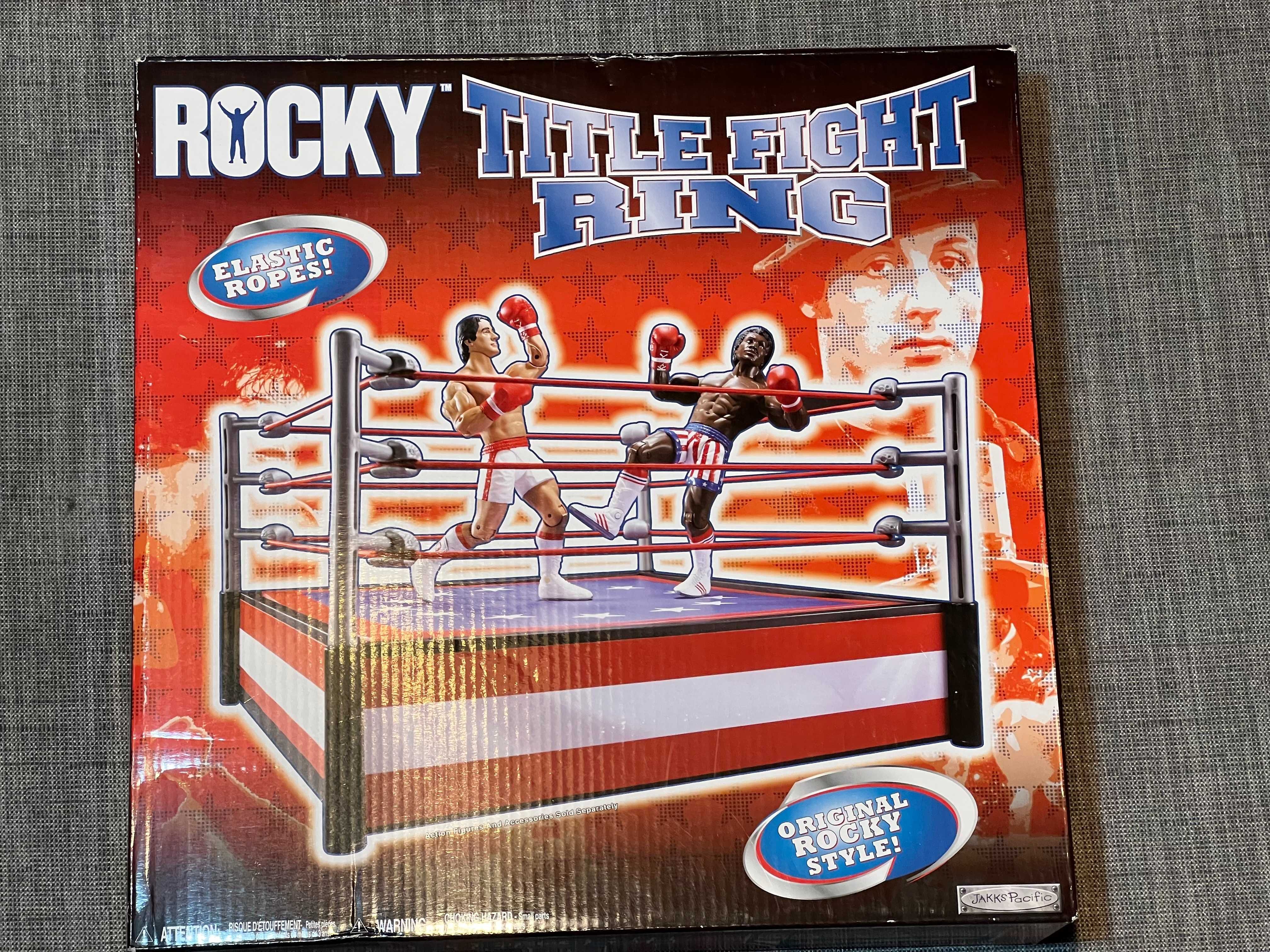 Rocky I Title Fight Boxing Ring New Sealed NIB 2006 Jakks Pacific