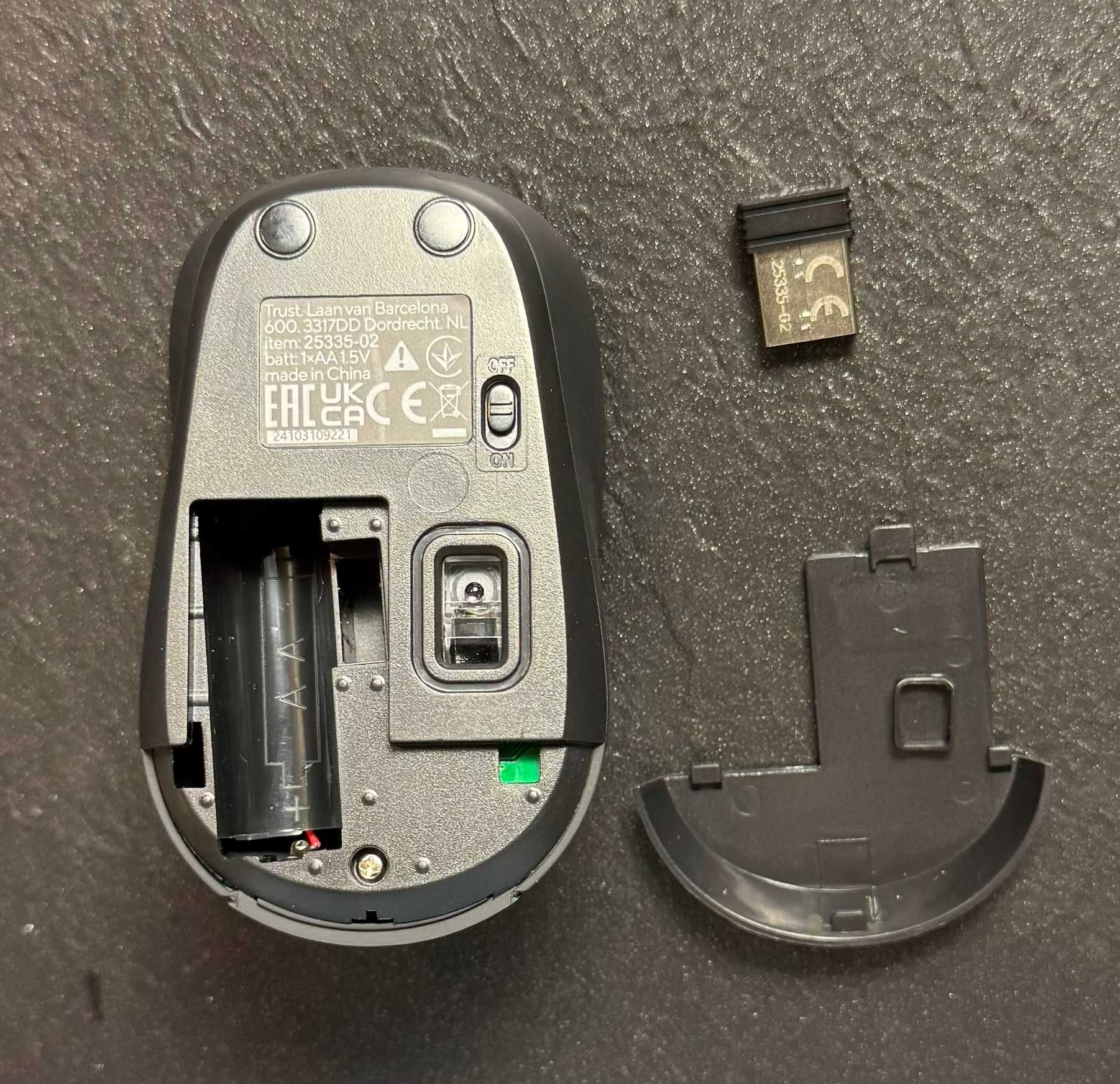 Myszka bezprzewodowa Trust YUKI sensor optyczny