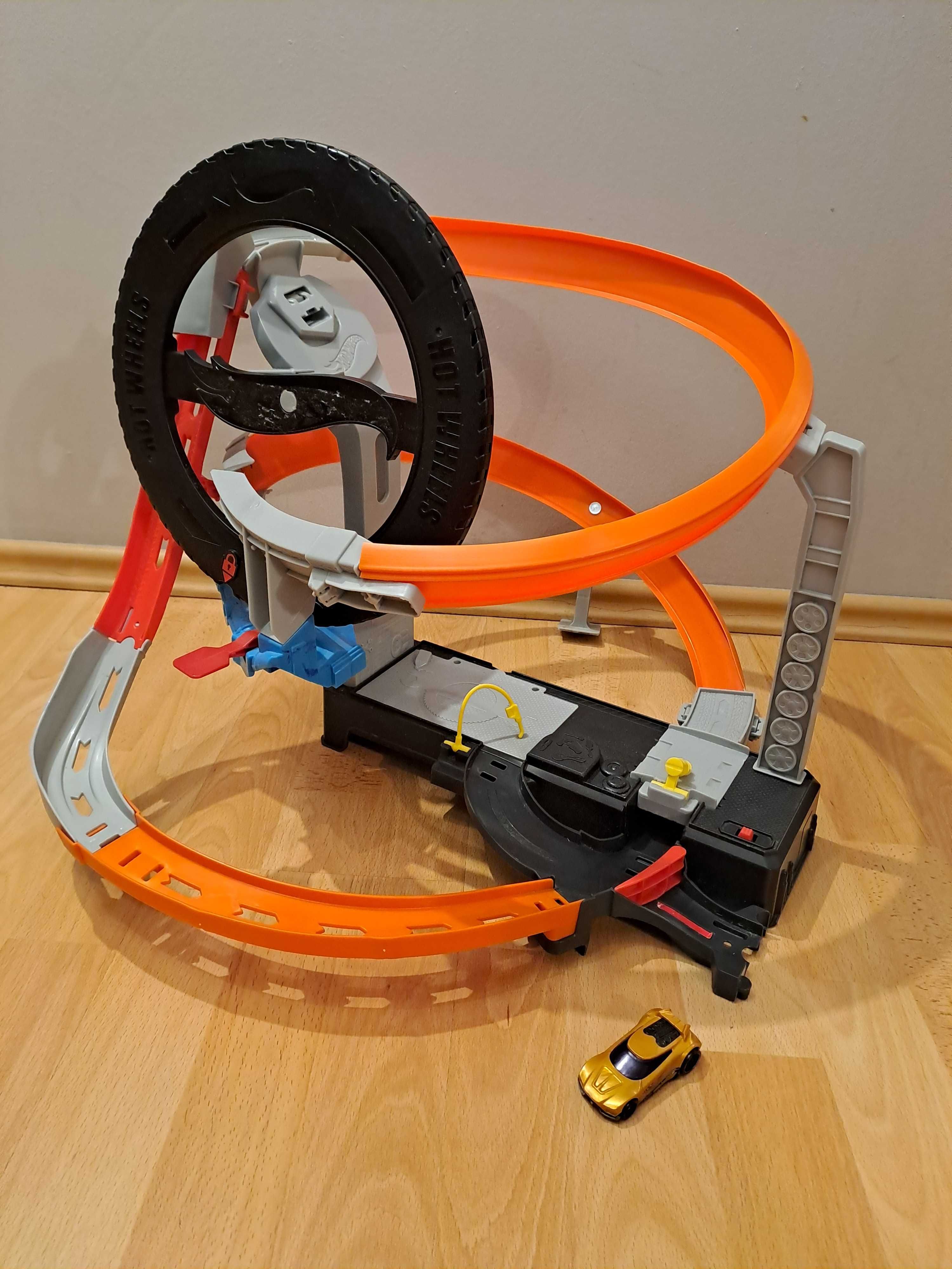 Hot Wheels City Hyper-Boost Tyre Shop Track & Car Play Set