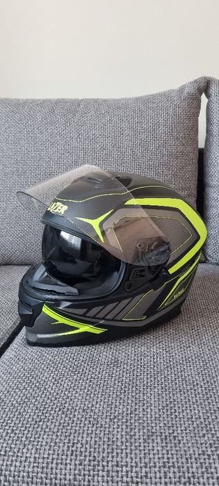 Kask motocyklowy Lazer Rafale + rękawice motocyklowe