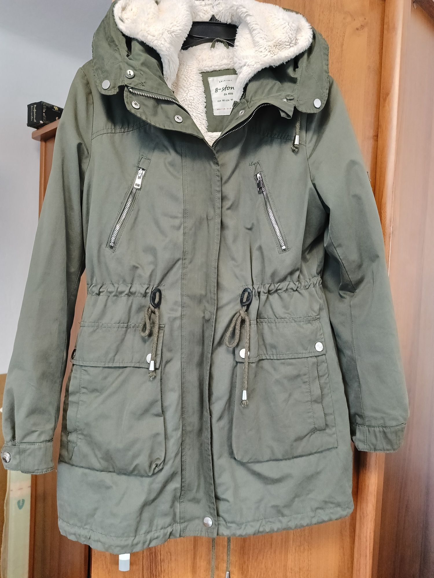 Kurtka parka 2w1 ocieplana misiem G stone