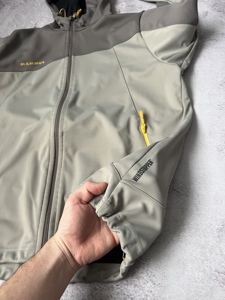 ХЛ(size) Чоловіча куртка софтшелл Mammut Windstopper