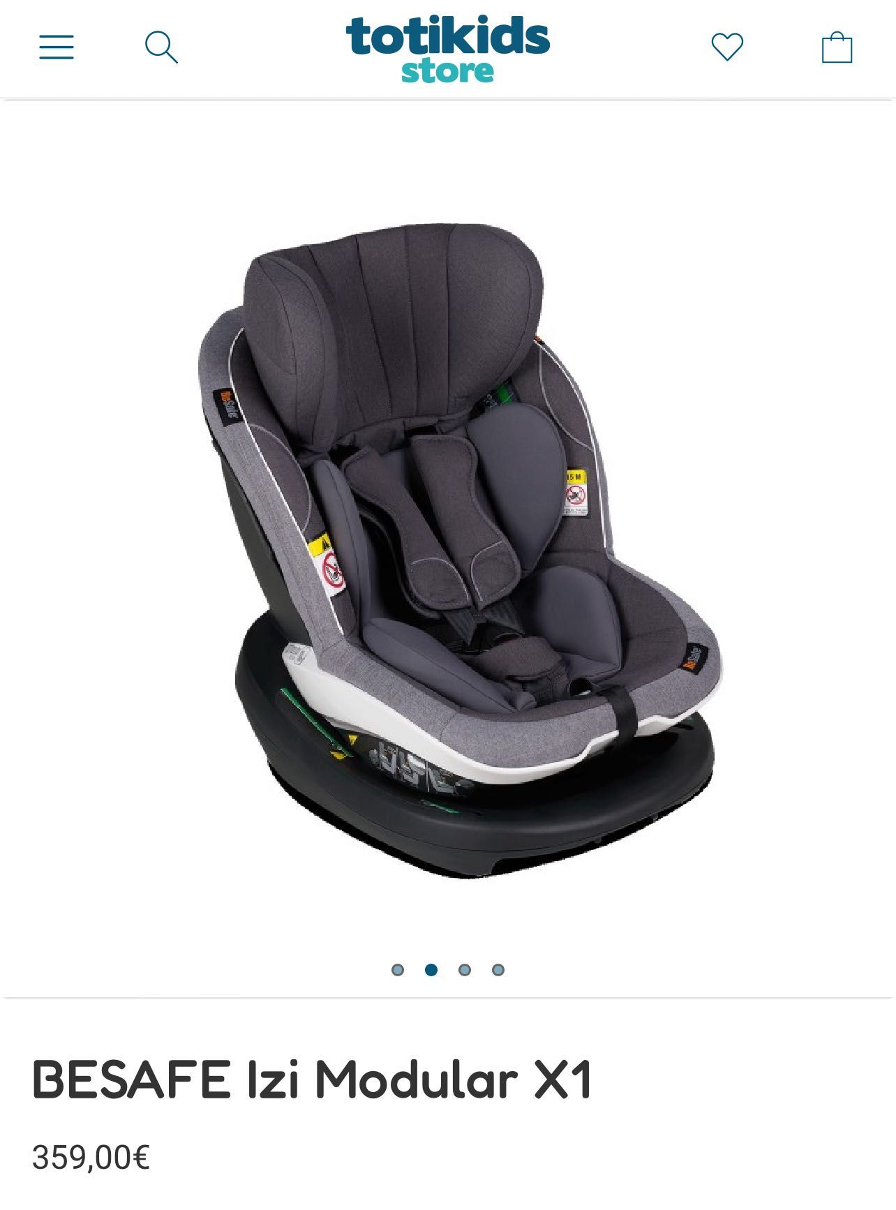 Cadeira Besafe izi  modular + base isofix