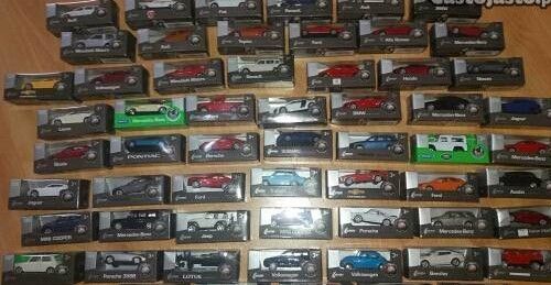 Colecção carros miniatura Welly Super9 -80 unidades