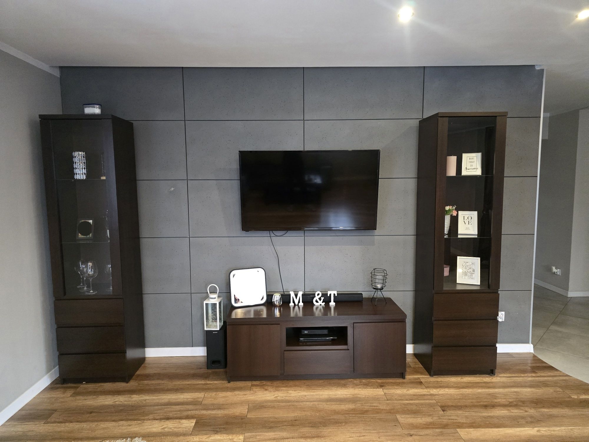 Zestaw mebli do salonu  BRW wenge  z kanapą