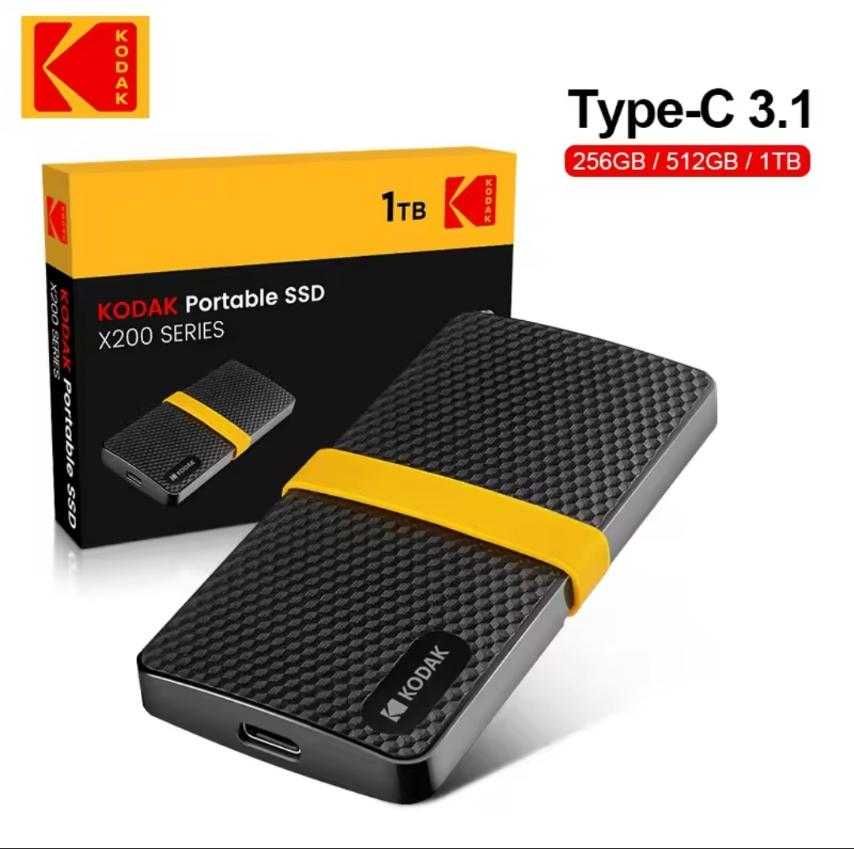 Kodak X200 Зовнішній SSD диск (флешка) для ПК чи смартфона USB -3.1