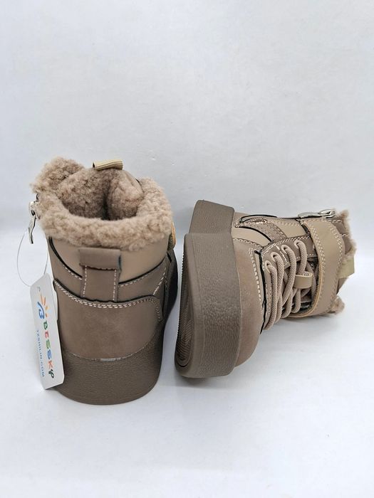 Зимові ботинки на дівчинку р27-37 хайтопи Bessky теплі сапожки взуття