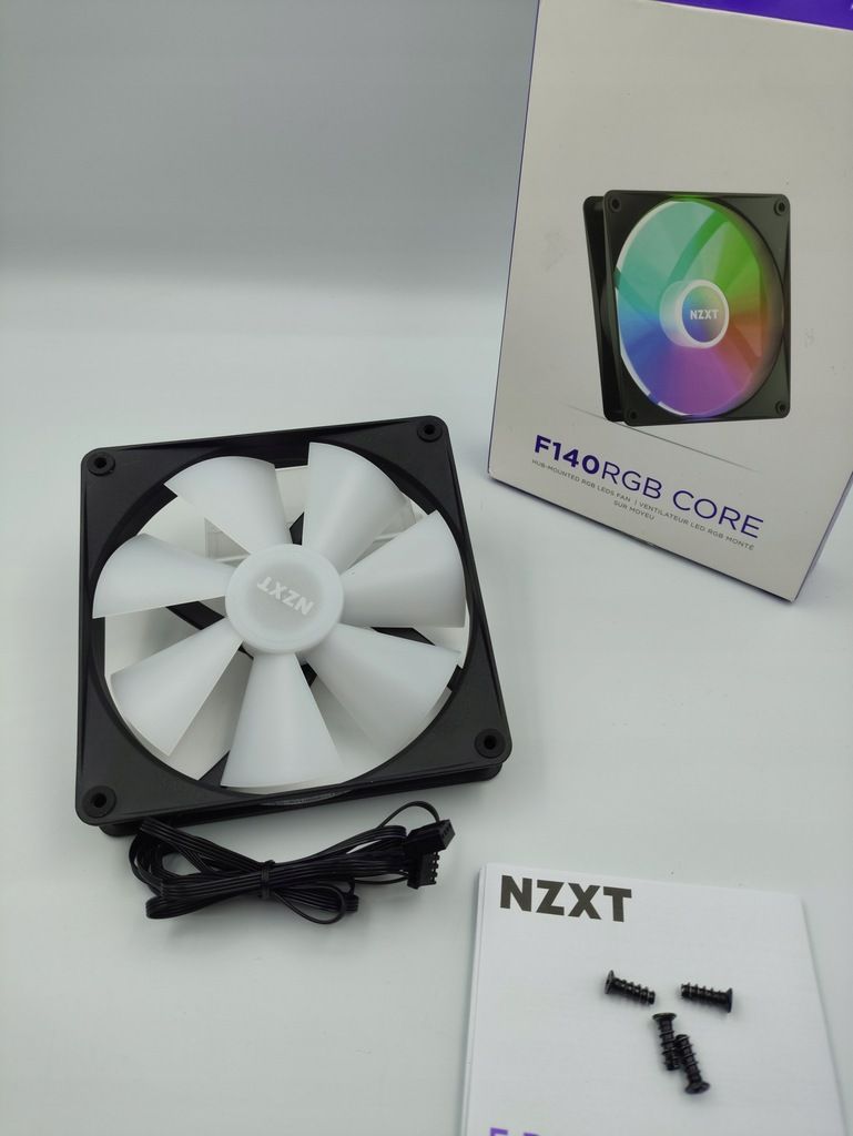 Wentylator NZXT 140 x 140 mm NZXT F140 RGB CORE pwm 2000 2x140mm
