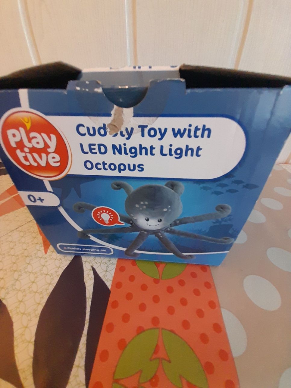 Pluszak ośmiernica z LED lampką nowy