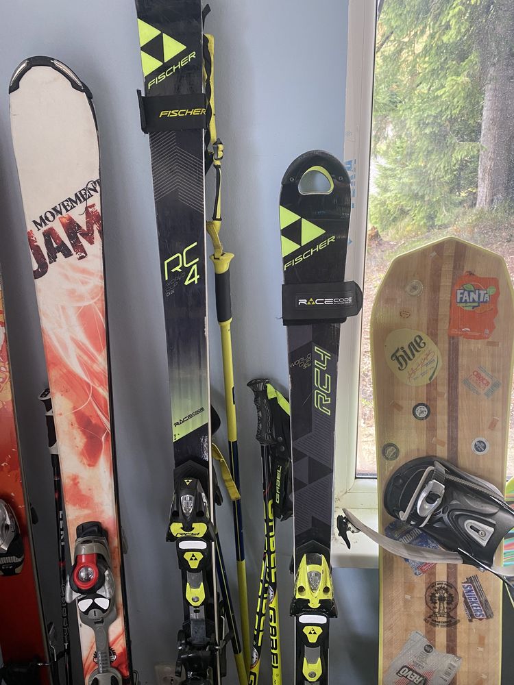 Лижі Toп!! world cup fisher , bizzard, atomic, rossignol, nordica,head