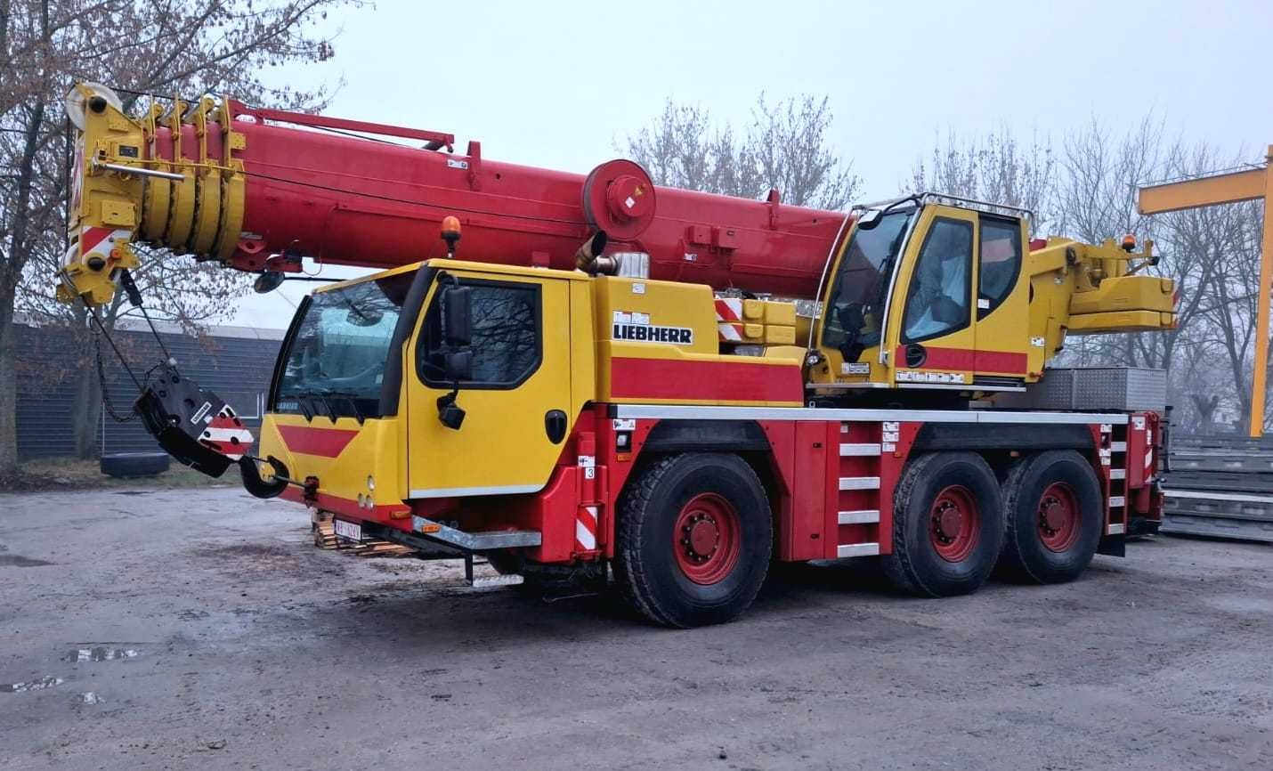 Dźwig usługi dźwigowe liebherr 55T żuraw samochodowy wynajem dźwigu