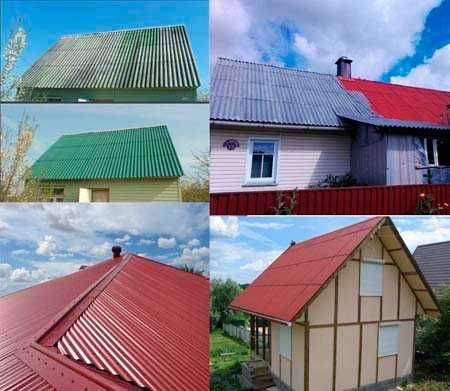 Покраска крыш, красим крыши заборы. Безвоздушная покраска зданий, стен