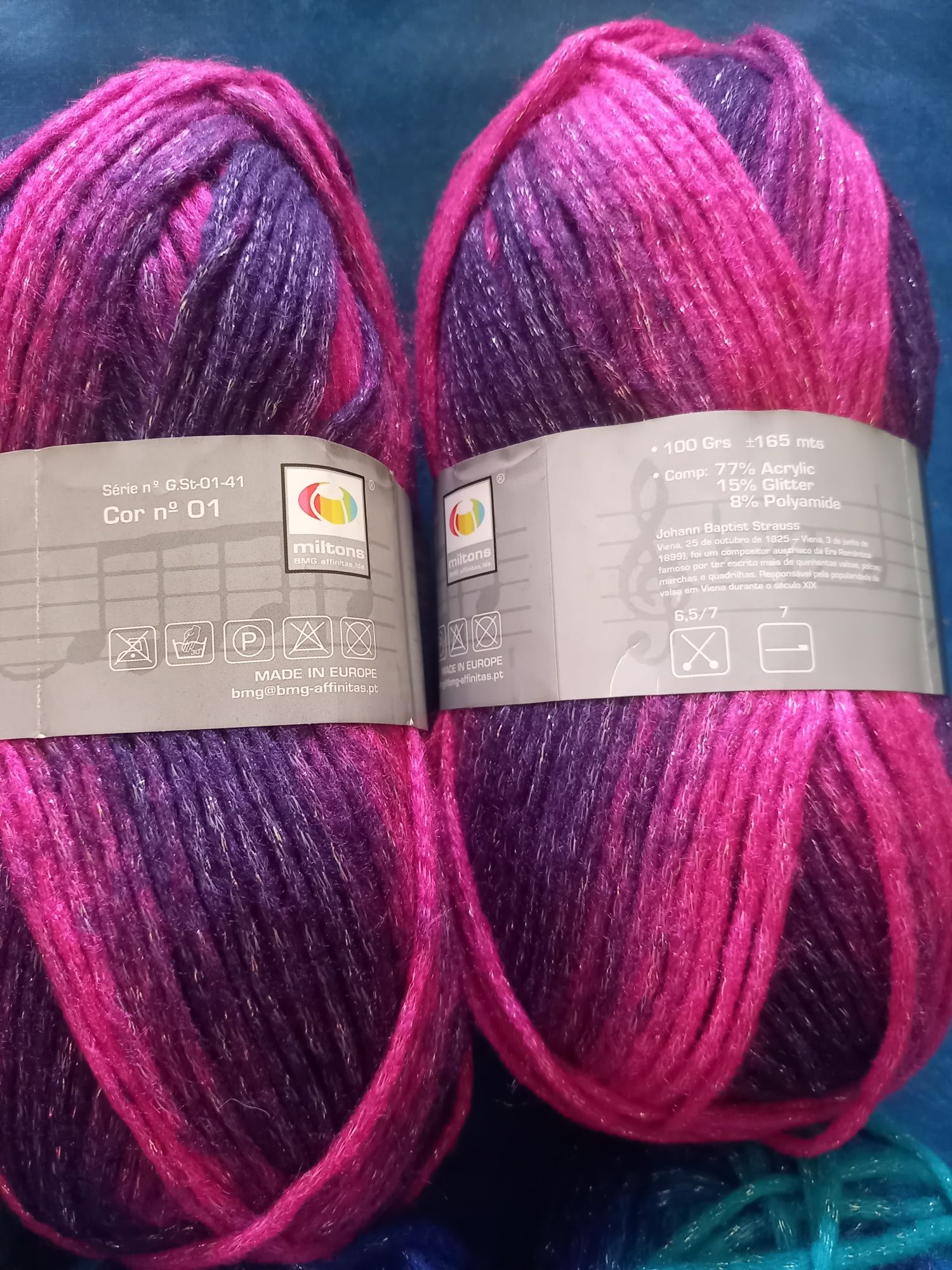 Novelos para tricot ou crochet