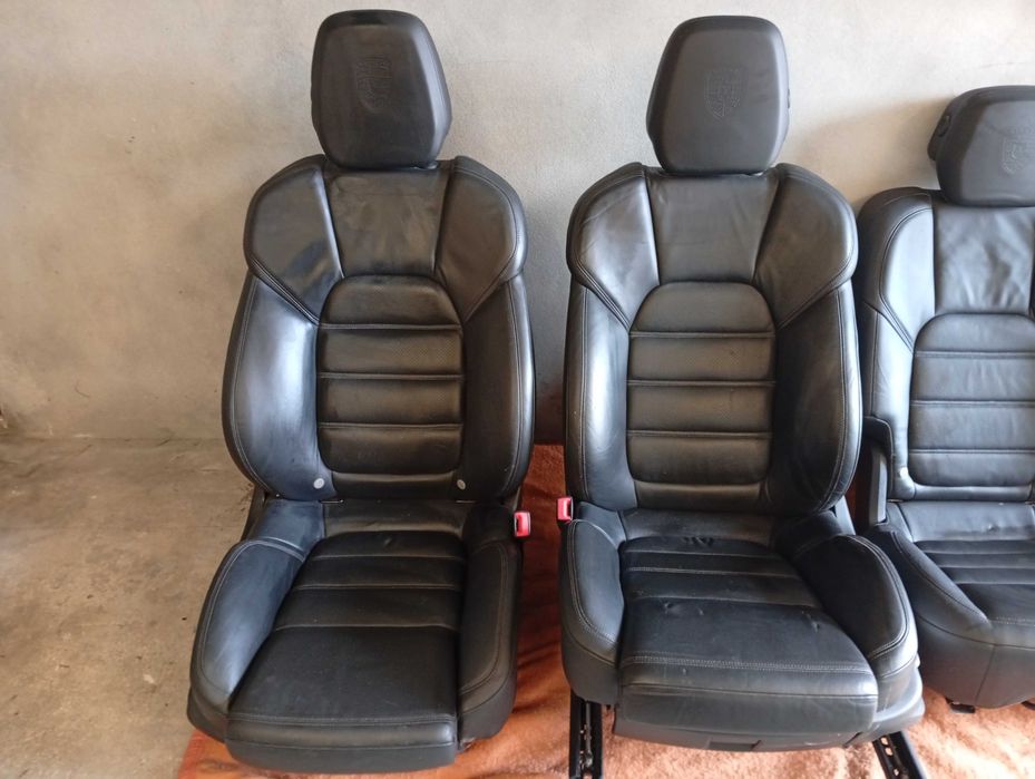 interior pele porsche cayenne s