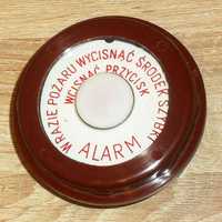 TELFA typ W-4519 / 001 PP Przycisk alarmowy pożarowy bakelit RETRO PRL