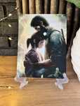 The last of us. Joel i Ellie. Metalowy obrazek