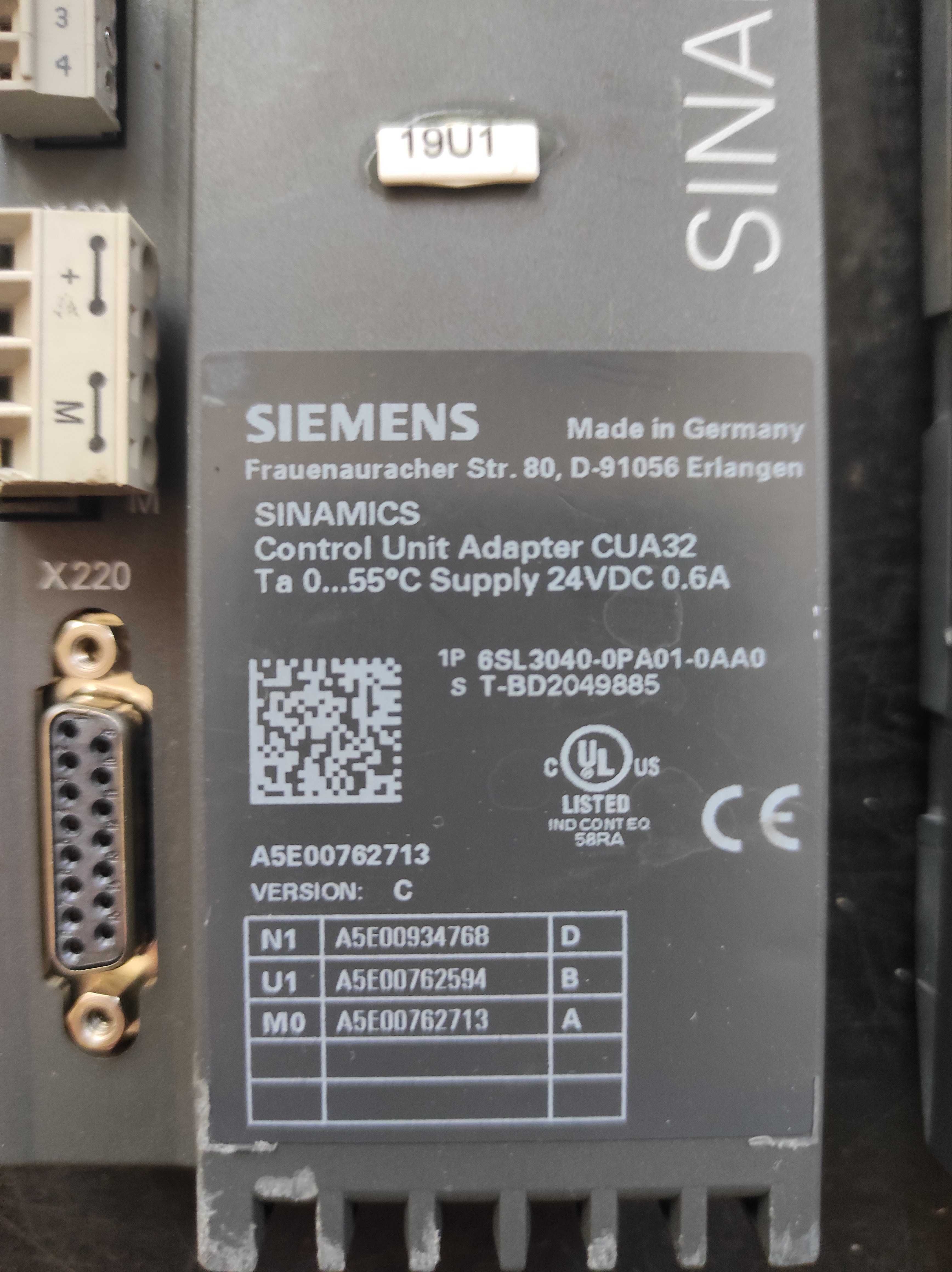 Модулі керування Siemens Sinamics Control Unit